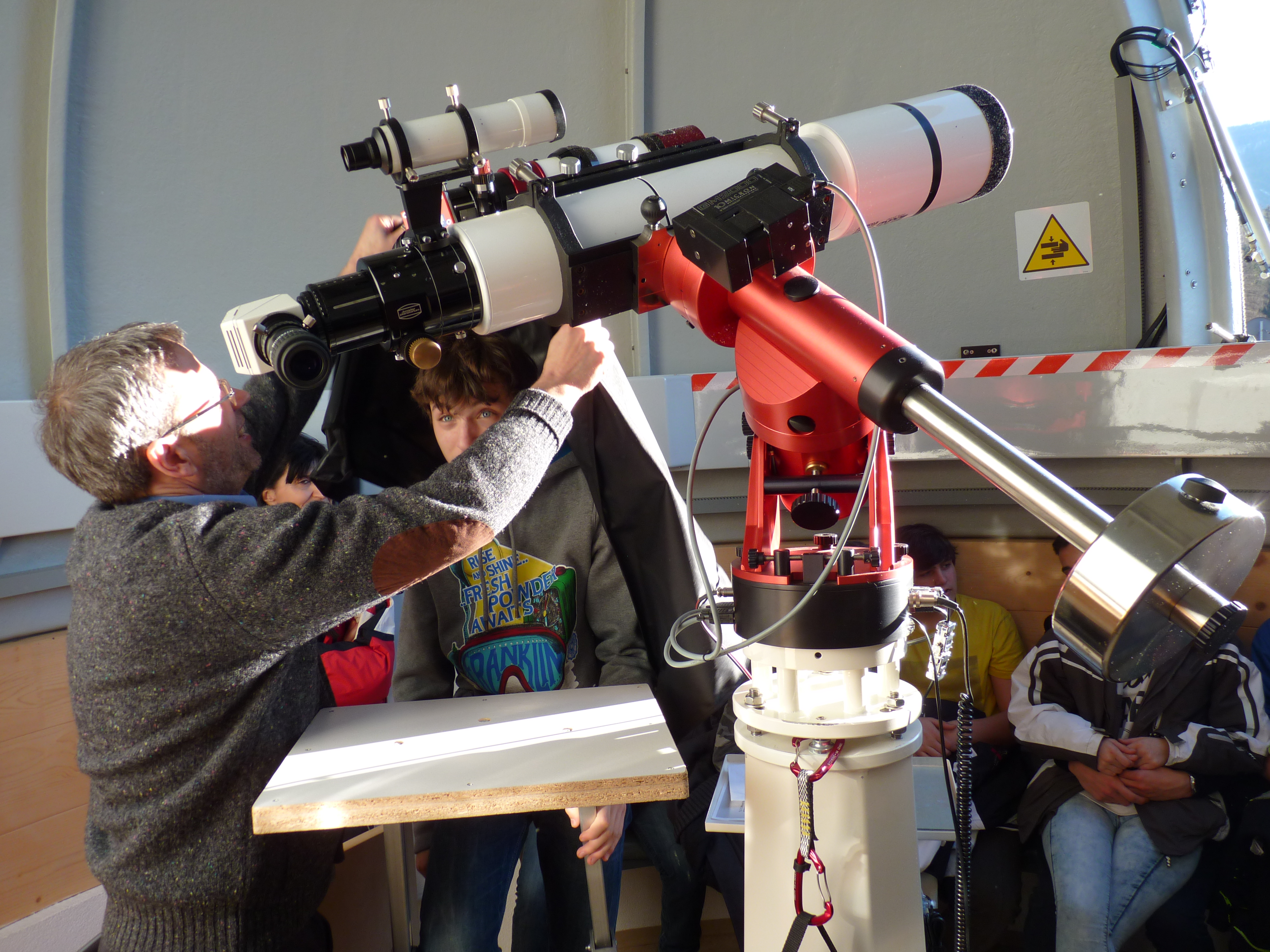 Visita all’osservatorio astronomico di Brunico